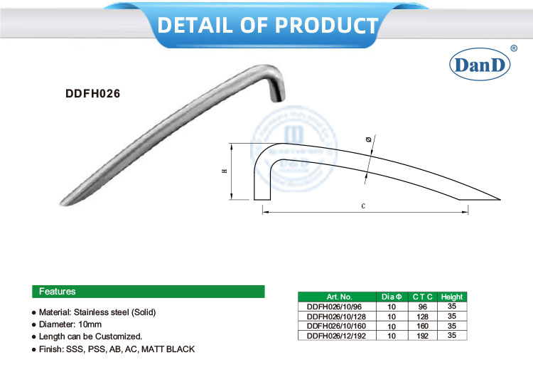 Cabinet Door Handles 캐비닛 도어 핸들