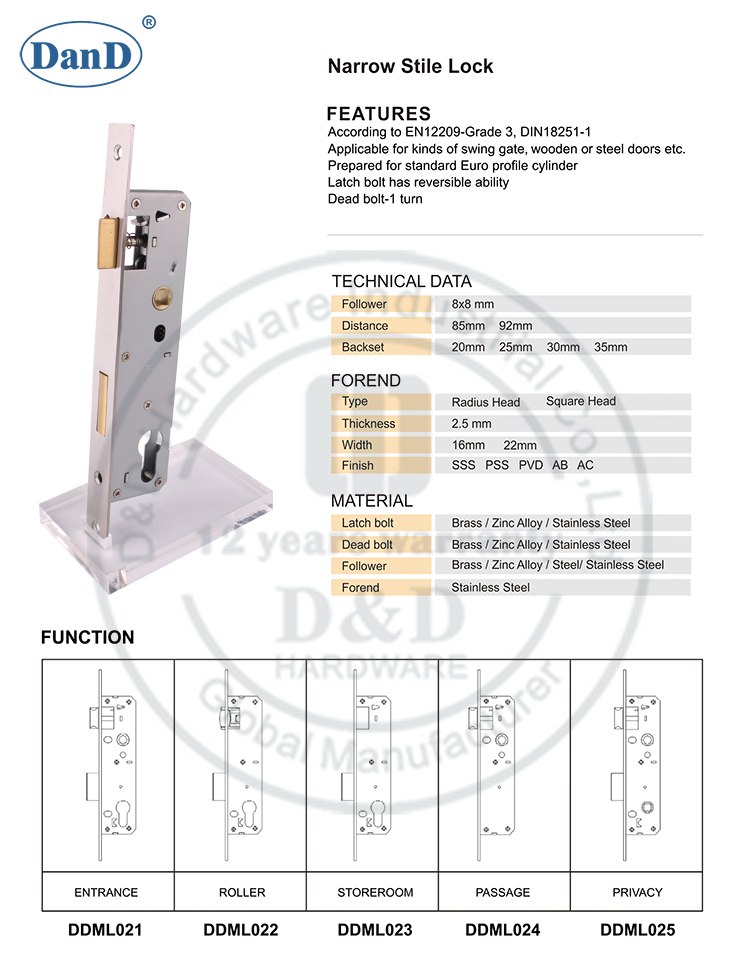 Best Mortise Lock-D and D Hardware 최고의 장붓 구멍 잠금 -D 및 D 하드웨어