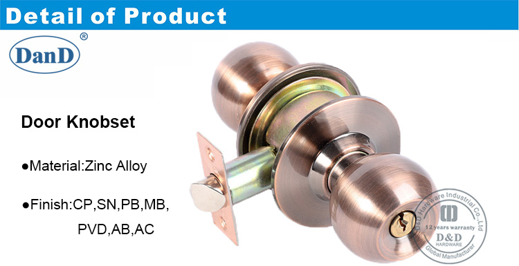 Door Lockset for Wooden Door-DDLK055-D and D Hardware 문나무 문-DDLK055-D 및 D 하드웨어용 잠금 장치