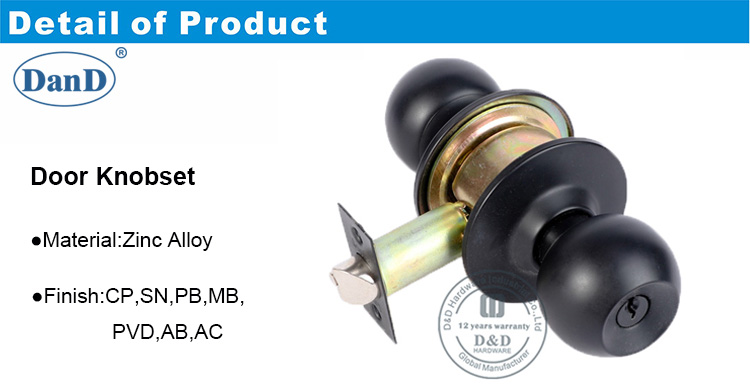 Door Handle Tubular Lock-DDLK037-D and D Hardware 도어 핸들 관형 잠금 장치-DDLK037-D 및 D 하드웨어