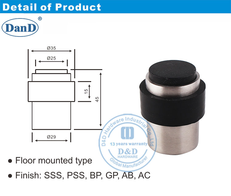 commercial door stop hardware 상업용 도어 스톱 하드웨어
