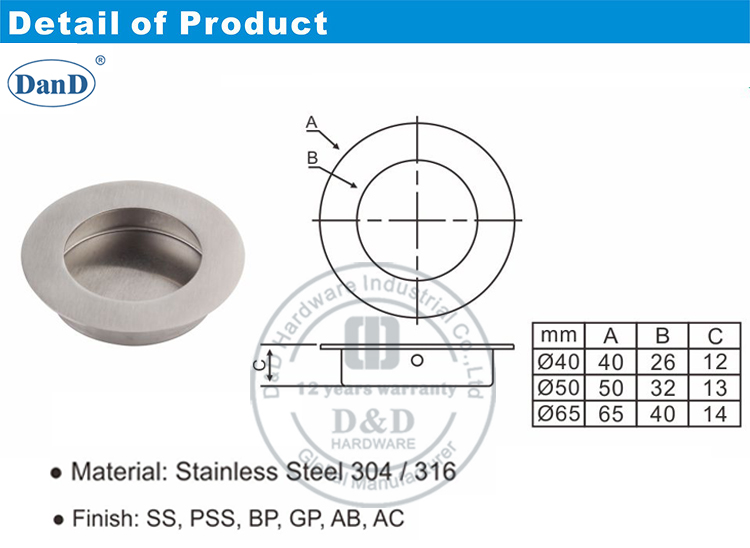 Special Furniture Handle-DDFH011 특수가구손잡이-DDFH011
