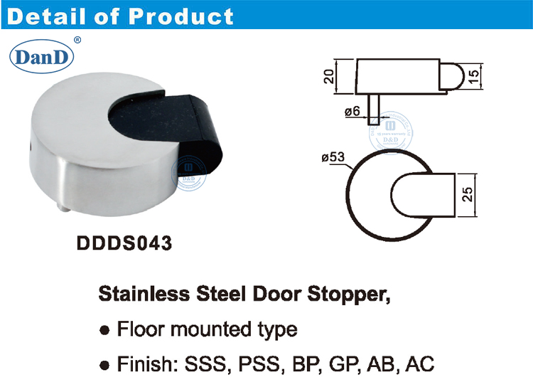 Rubber Stops for Doors 도어용 고무 스톱