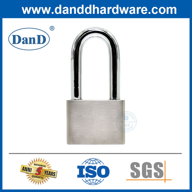스테인레스 스틸 걸쇠 황동 자물쇠 열쇠가 달린 작은 미니 구리 긴 Padlock-DDPL003