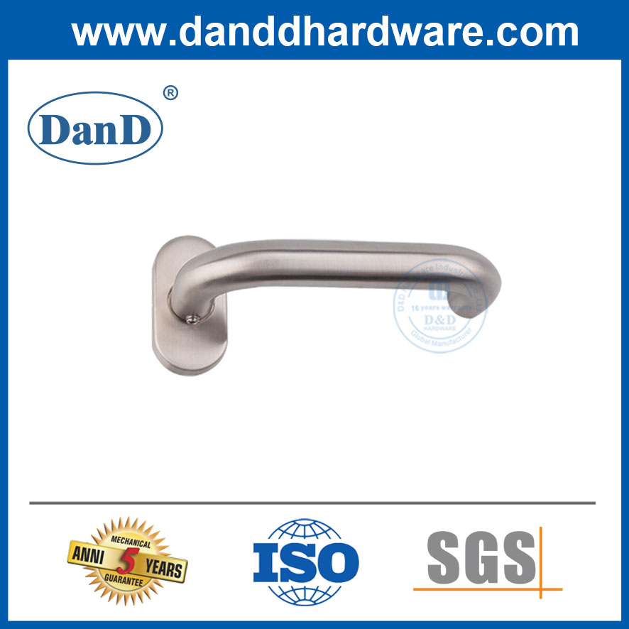 스테인레스 스틸 U 모양 현대 좁은 프레임 도어 레버 핸들 -DDNH001