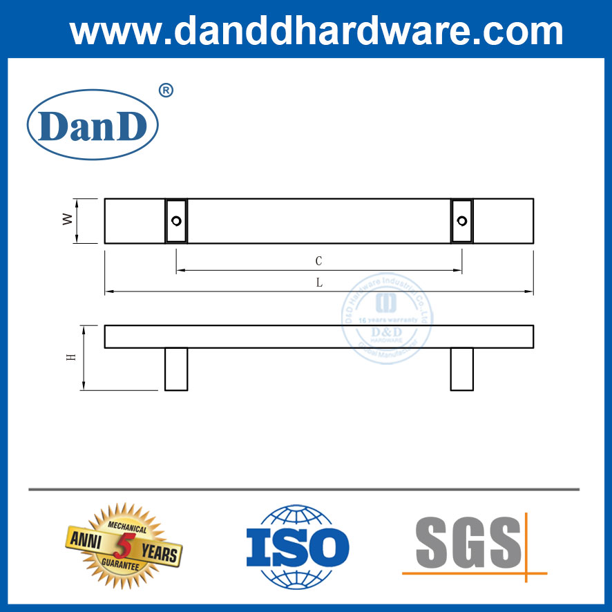 스테인레스 스틸 주방 캐비닛 하드웨어 드레서 풀 -DDFH020