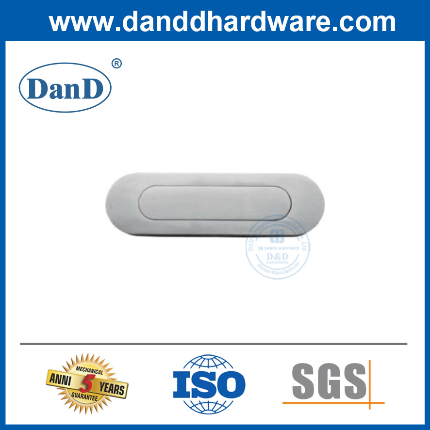 플러시 캐비닛 풀 핸들 드레서-DDFH082용 스테인레스 스틸 서랍 풀 핸들