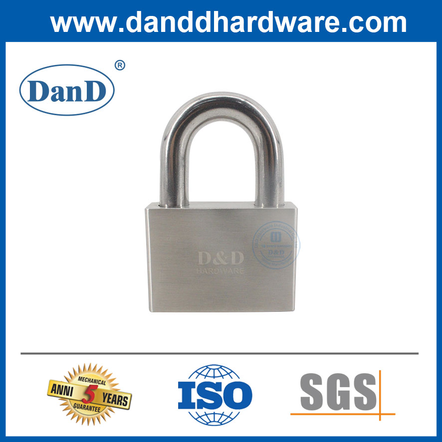70mm 스테인레스 스틸 안전 보안 맞춤형 로고 직사각형 방수 자물쇠-DDPL001