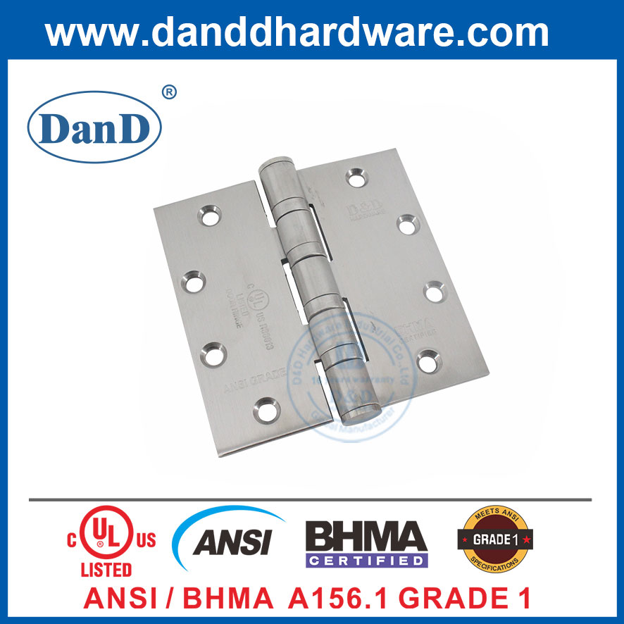 5인치 ANSI BHMA 1등급 볼 베어링 메인 도어 Hinge-DDSS001-ANSI-1-5X5X4.8