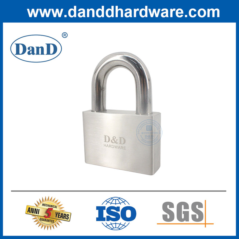 70mm 스테인레스 스틸 안전 보안 맞춤형 로고 직사각형 방수 자물쇠-DDPL001