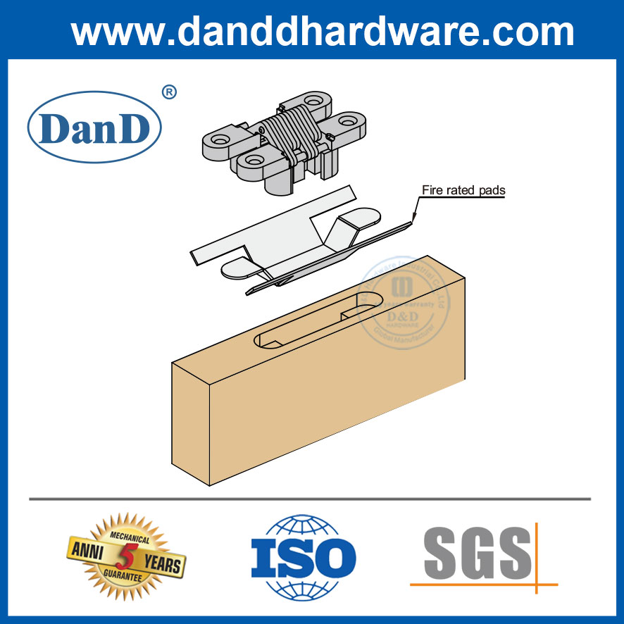 팽창성 패드 개스킷 은폐형 도어 힌지 보호 키트-DDIG004