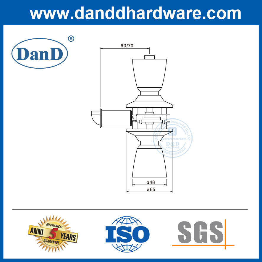 보안 도어 잠금 장치 상업용 원통형 도어 손잡이 핸들 Lockset-DDLK004