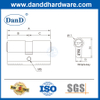 5개의 열쇠-DDLC023를 가진 높은 보안 단단한 금관 악기 이중 자물쇠 문 실린더