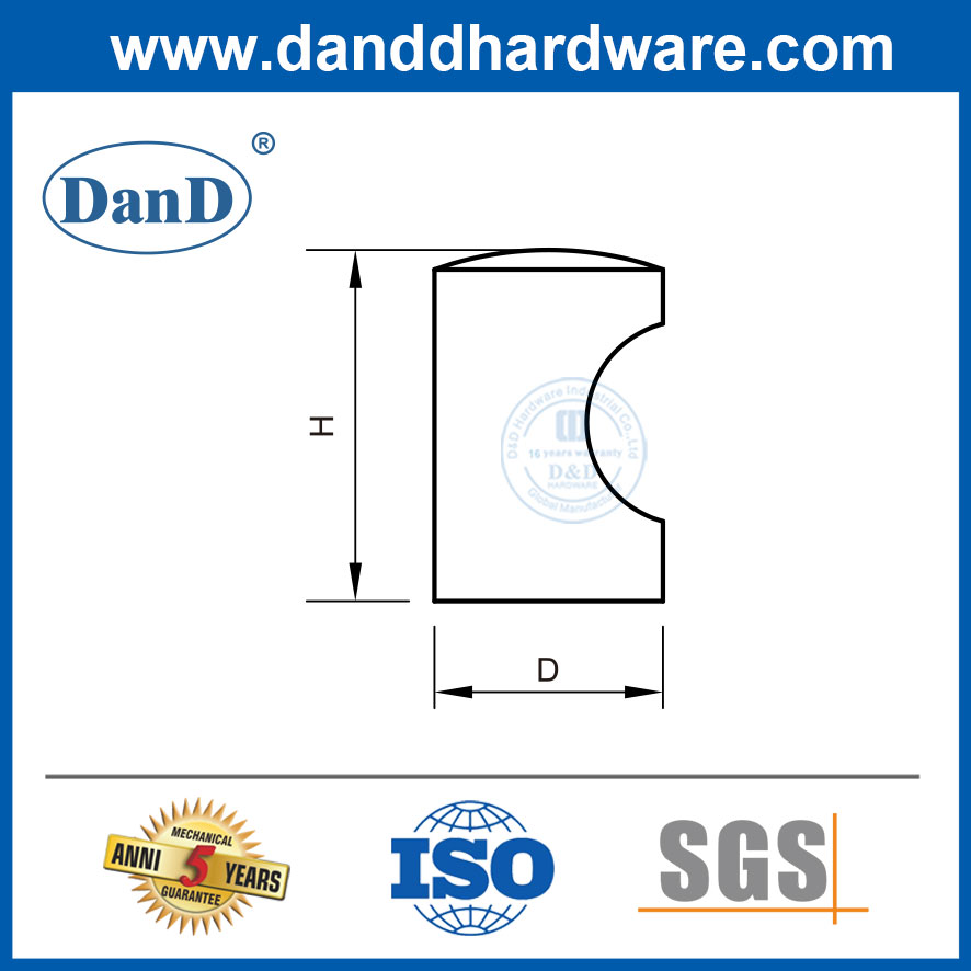 황동 드레서 손잡이 스테인레스 스틸 캐비닛 당김 및 손잡이 -DDFH043