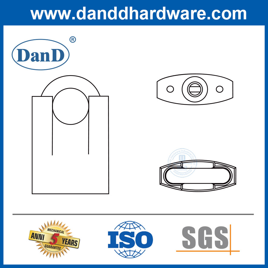 상업용 자물쇠 침실 문 70mm 스테인레스 스틸 여행 가방 Padlocks-DDPL007