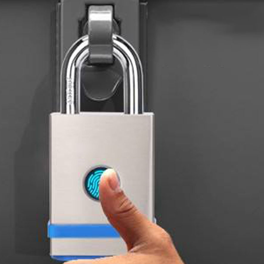 수하물 가방 열쇠가 없는 보안 USB 충전식 스마트 지문 인식 패드 잠금 장치-DDPL010