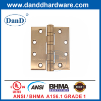 SS 힌지 새틴 로즈 골든 BHMA 1등급 방화 등급 도어 힌지-DDSS001-ANSI-1-4.5x4x4.6