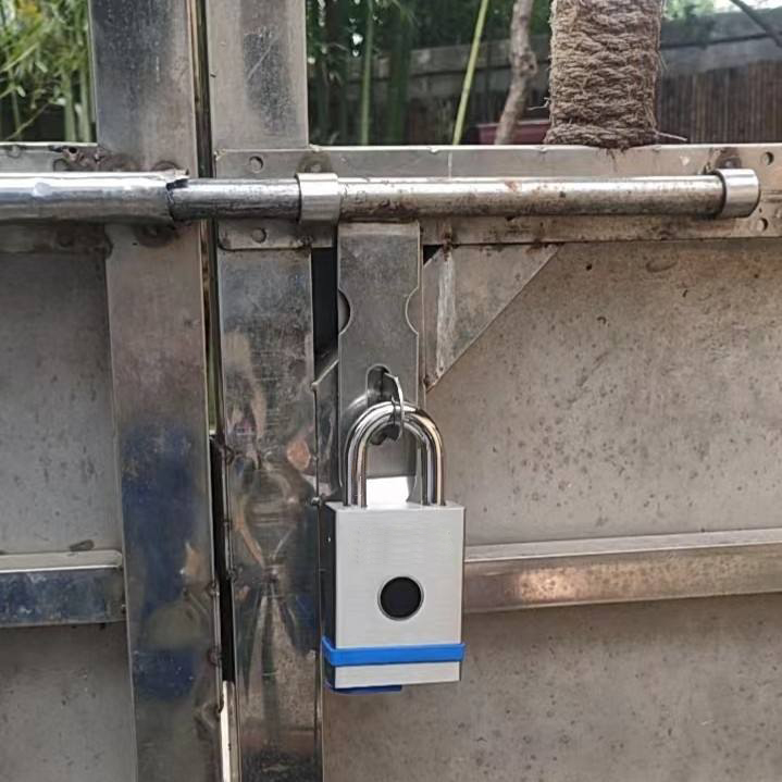 수하물 가방 열쇠가 없는 보안 USB 충전식 스마트 지문 인식 패드 잠금 장치-DDPL010