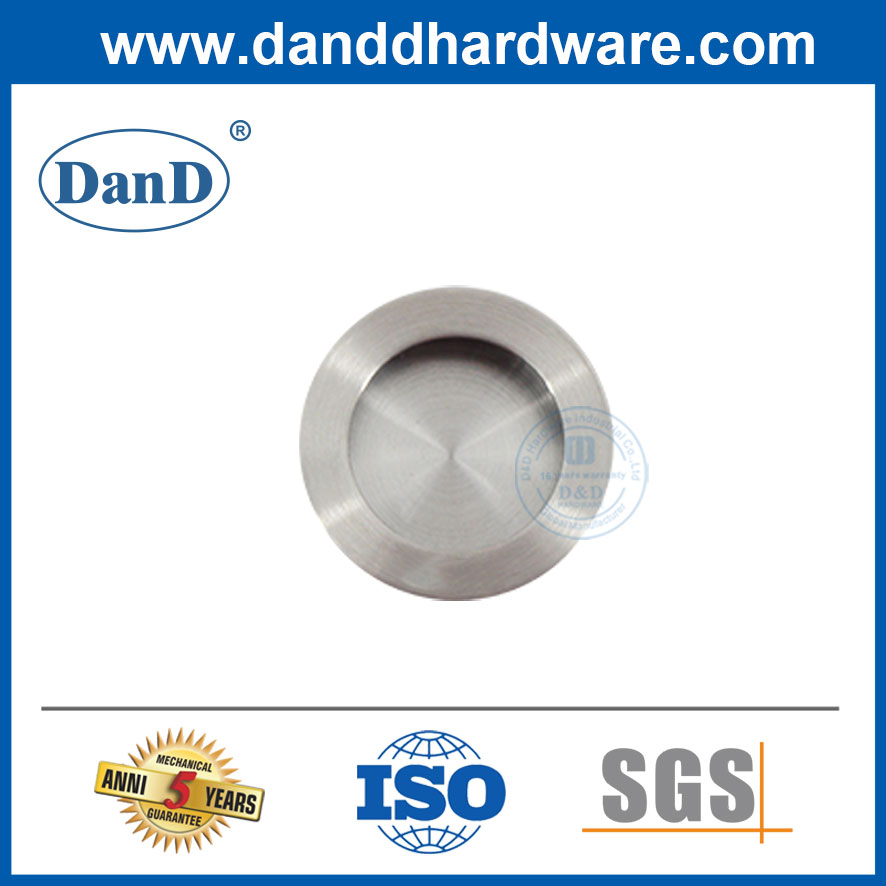 현대식 스테인레스 스틸 라운드 플러시 도어 풀 -DDFH011-B