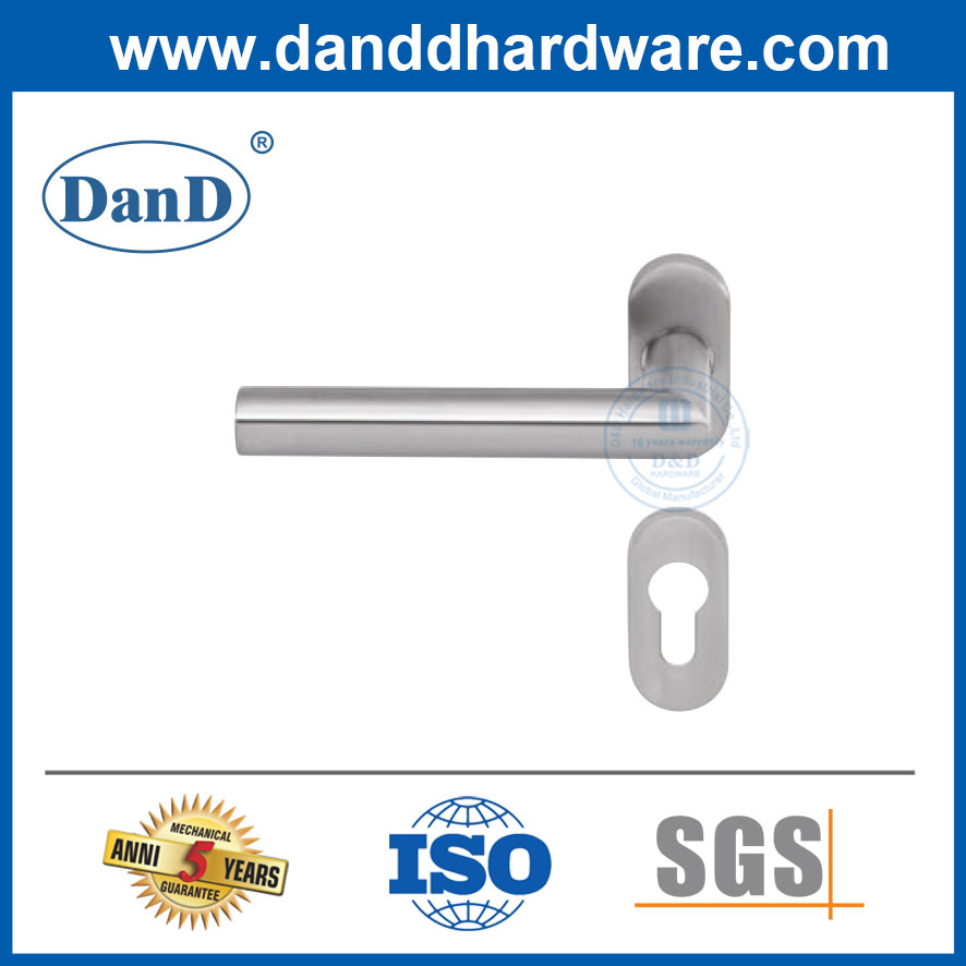 스테인레스 스틸 좁은 도어 프레임 발코니 욕실 도어 잠금 Handle-DDNH003