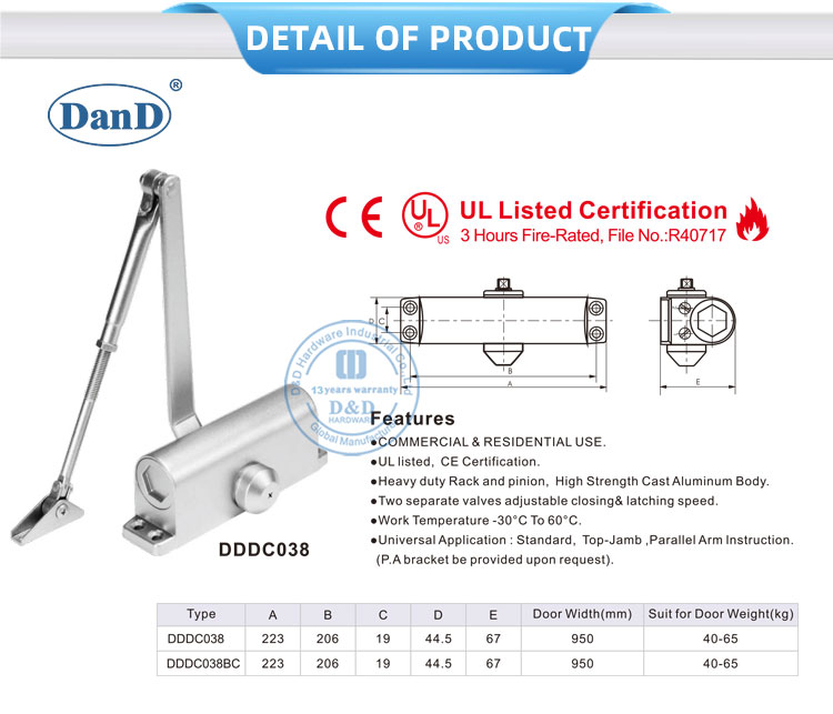 내부 도어 클로저