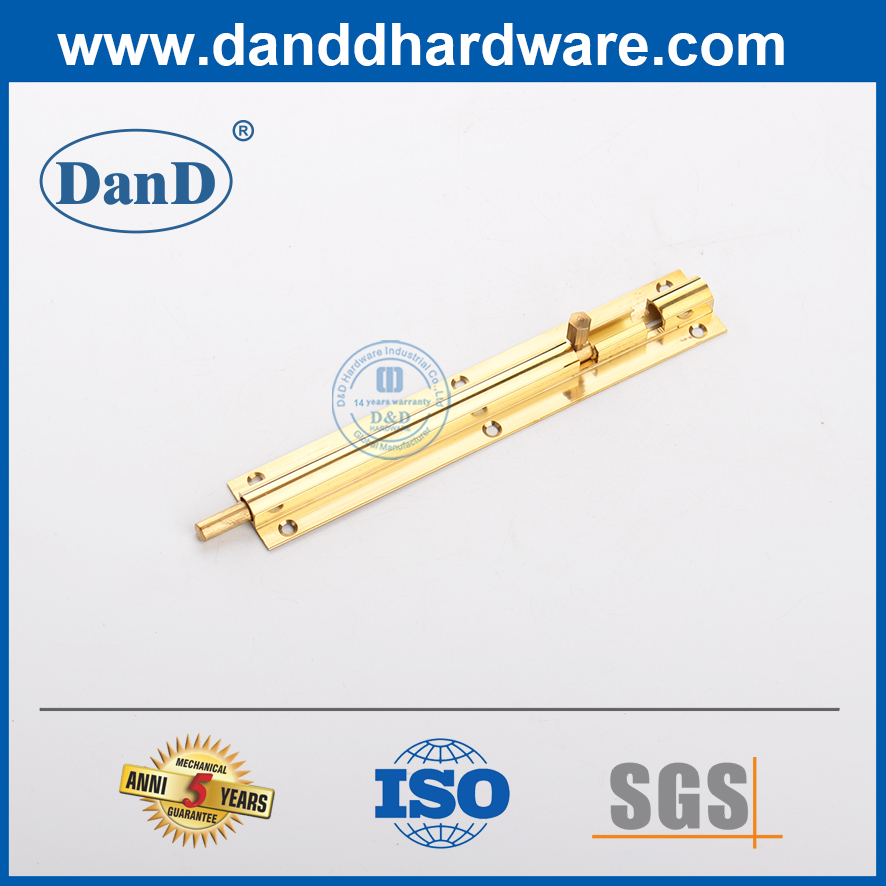 세련된 황동 수동 슬라이딩 내부 도어 배럴 볼트 Lock-DDDB016
