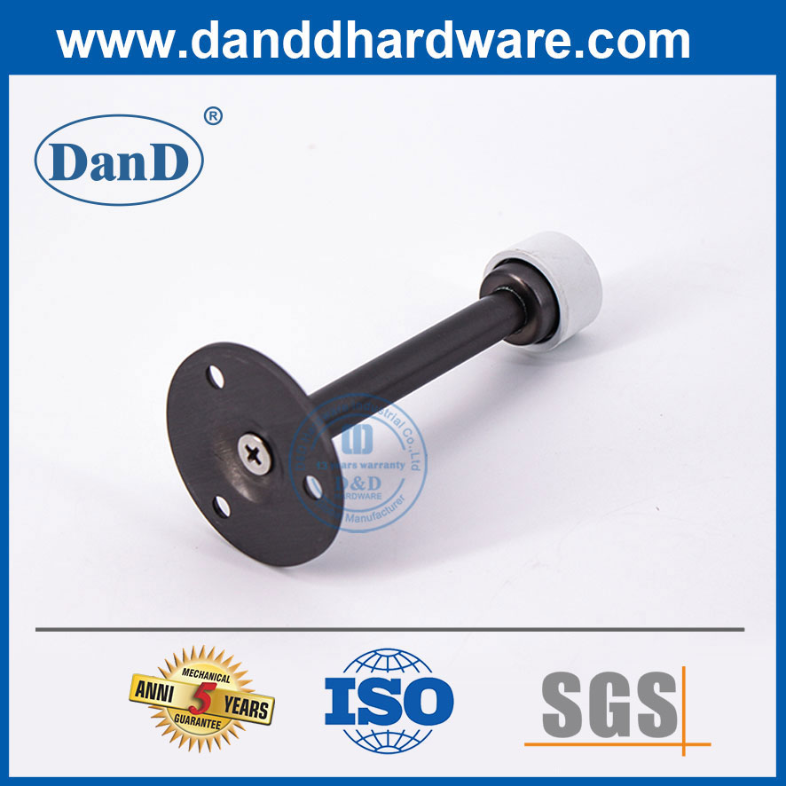 새로운 디자인 키가 큰 문 정지 스테인레스 스틸 나무로되는 문 검정 Doorstops-DDDS018