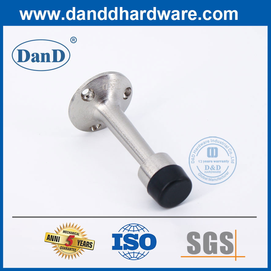 샤워 Room-DDDS019를 위한 최고의 도어 스토퍼 아연 합금 새틴 크롬 도어 스톱