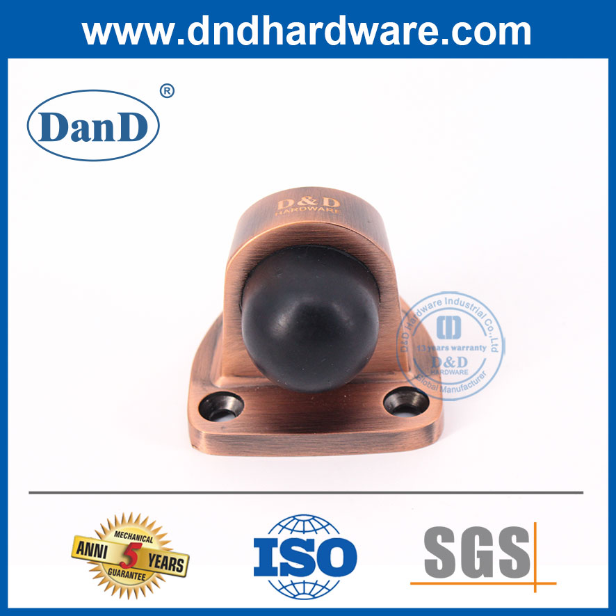 안전을 위한 문 고무 마개 아연 합금 고대 구리 문 마개 Safety-DDDS029-B