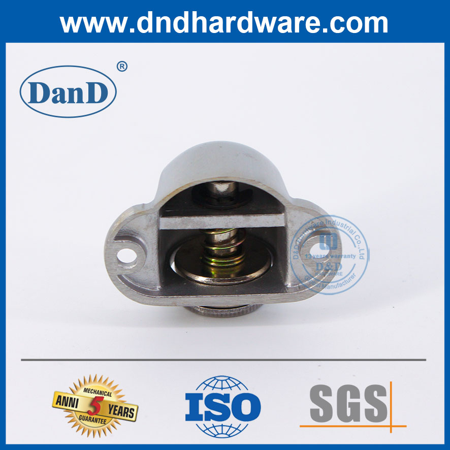 스테인레스 스틸 바닥 장착형 도어 스톱 귀여운 자석 도어 스토퍼 홀더-DDDS031