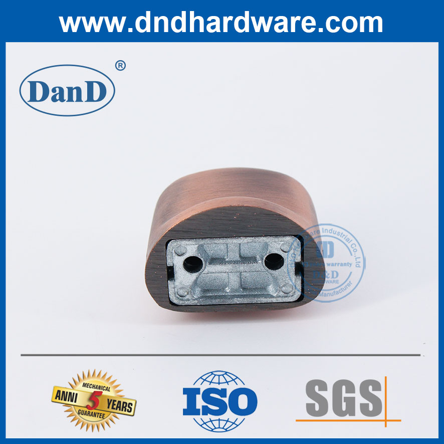 아연 합금 유형의 도어 스톱 Magentic Antique Copper Front Door Stop-DDDS032