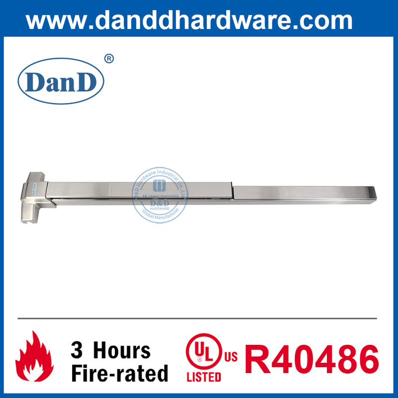 패닉 푸시 바 잠금 장치 스테인레스 스틸 UL 인증 R40486 출구 도어 푸시 바-DDPD004