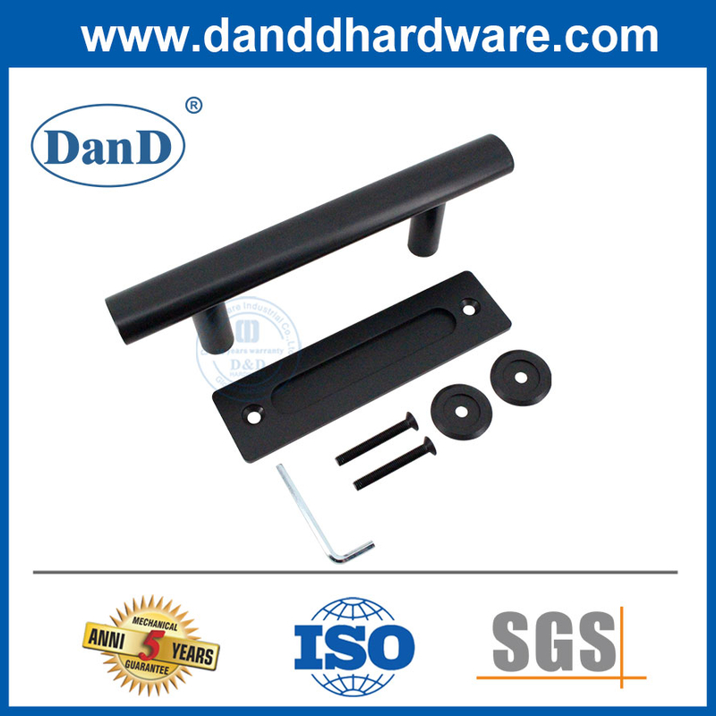 인테리어 헛간 문 하드웨어 스테인레스 스틸 블랙 헛간 문 Handle-DDBD101