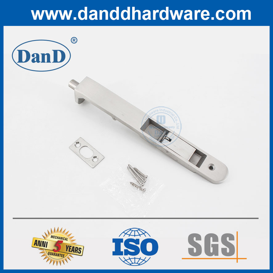 영국 시장용 L형 은폐형 플러시 볼트 스테인레스 스틸 플러시 도어 볼트 -DDDB030