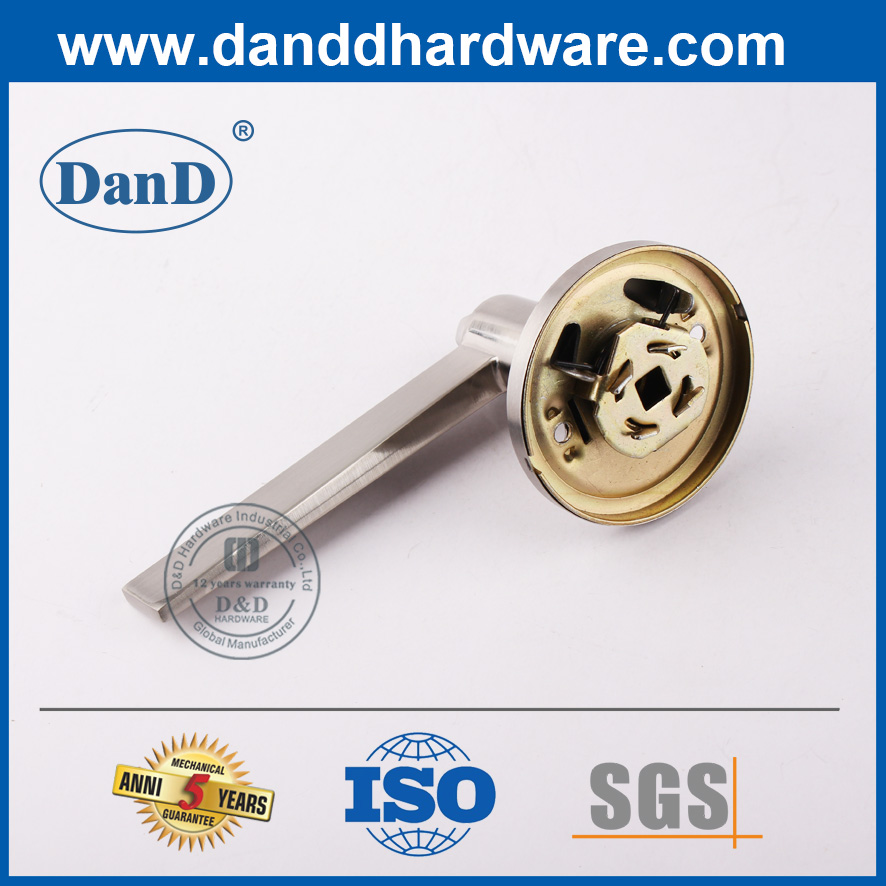 엄지 회전-DDLK098이 있는 아연 합금 도어 레버 핸들 잠금 장치