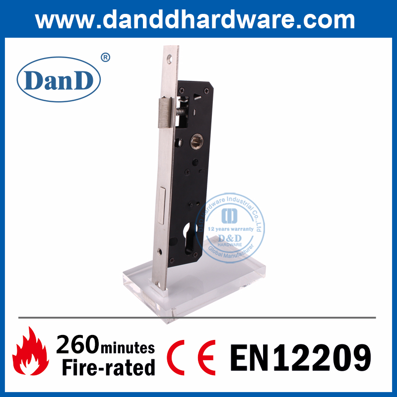 SS304 발코니-DDML022-3085용 검정 좁은 스타일 롤러 도어 잠금 장치