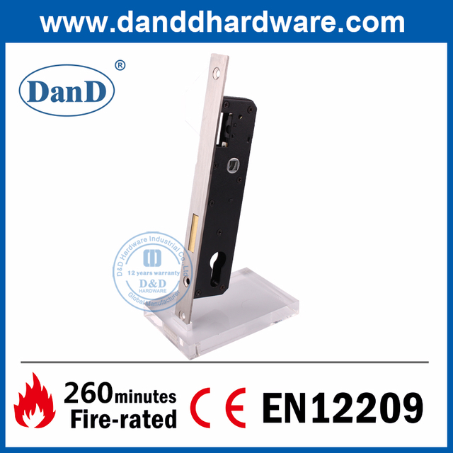 SS304 검정색 좁은 스타일 데드볼트 창고 Lock-DDML023-2585