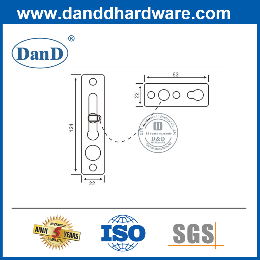 아파트 문-DDDG004를 위한 새로운 디자인 스테인레스 스틸 체인 잠금 장치