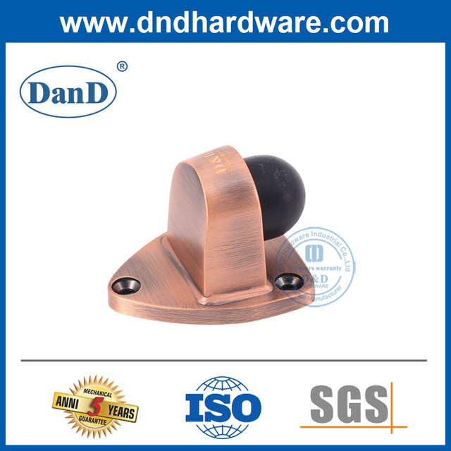안전을 위한 문 고무 마개 아연 합금 고대 구리 문 마개 Safety-DDDS029-B