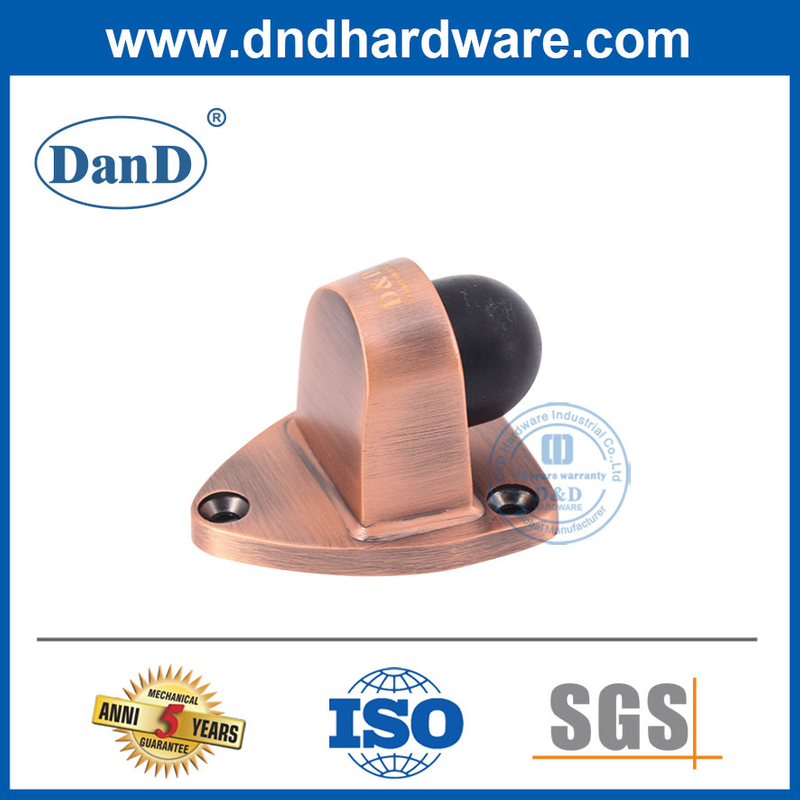 안전을 위한 문 고무 마개 아연 합금 고대 구리 문 마개 Safety-DDDS029-B