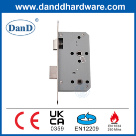 EN12209 CE Europrofile 도어 핸들 잠금 장치 보안 욕실 도어 Locks-DDML012R-6078