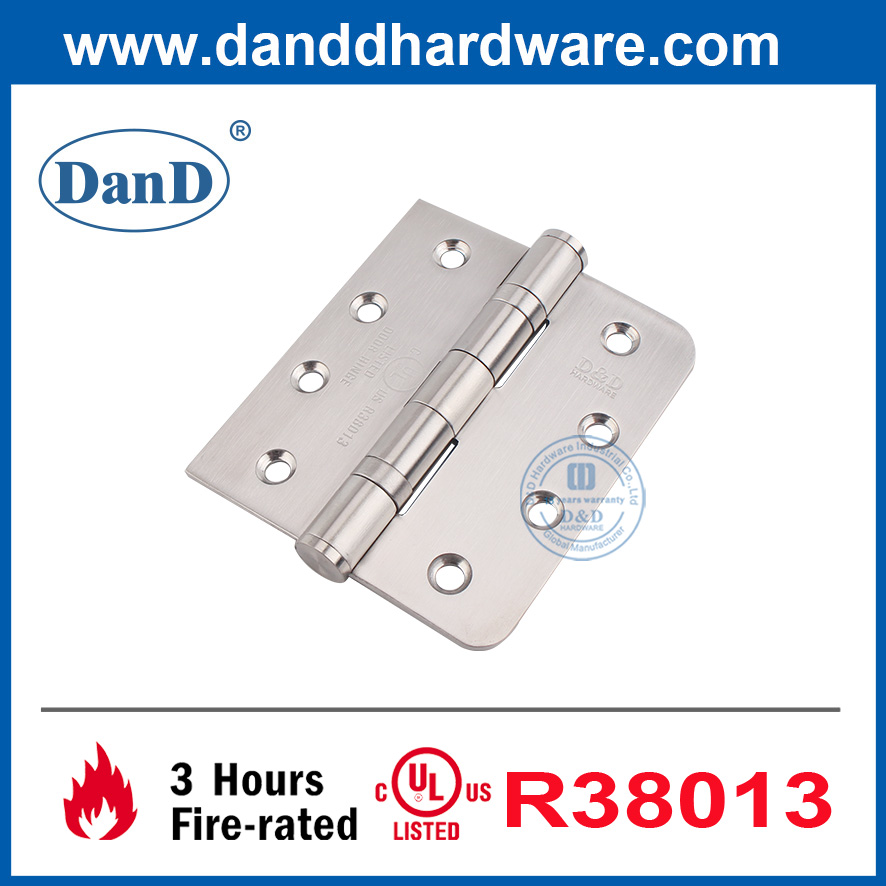 UL 표준 도어 힌지 원형 및 사각형 코너 방화문 Hinge-DDSS001-FR-4X3.5X3