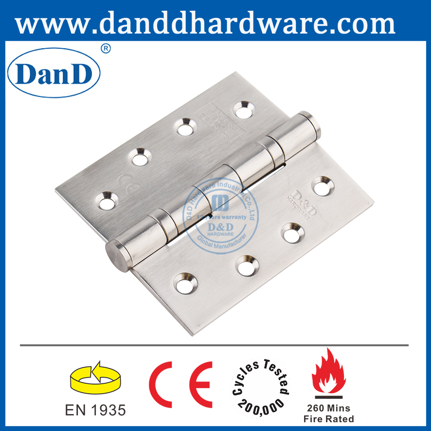 13등급 CE 유럽 SS304 화재 예방 내부 도어 힌지 -DDSS001-CE -4x3.5x3