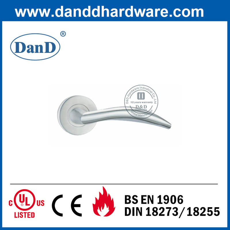 내부 도어용 스테인레스 스틸 304 썸 레버 도어 핸들-DDSH007