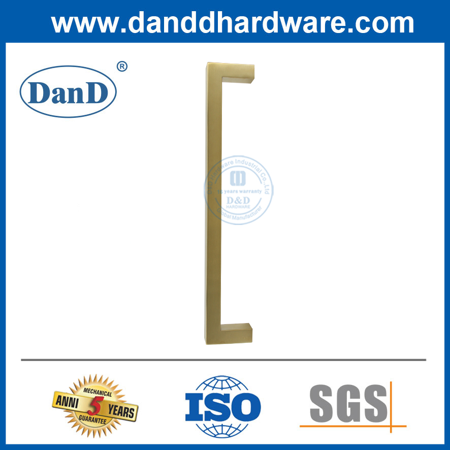 상업용 도어 풀 핸들 스테인레스 스틸 골드 유리 풀 핸들 Door-DDPH034