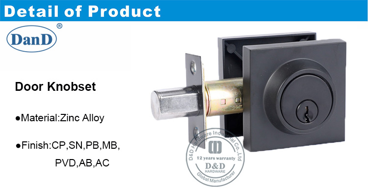 입구 관형 잠금 장치-DDLK031-D 및 D 하드웨어