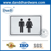 스테인레스 스틸 남녀공용 화장실 사인 플레이트-DDSP003