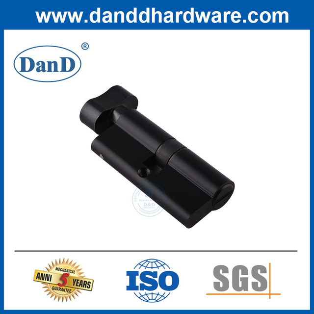 Euro-DDLC007-70mm-MB용 매트 블랙 최고의 욕실 도어록 실린더 유형