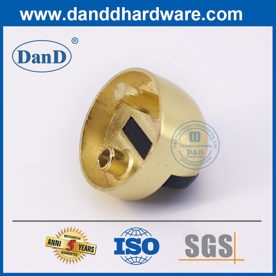 새틴 황동 외부 도어 스톱 아연 합금 현대 도어 스톱-DDDS002