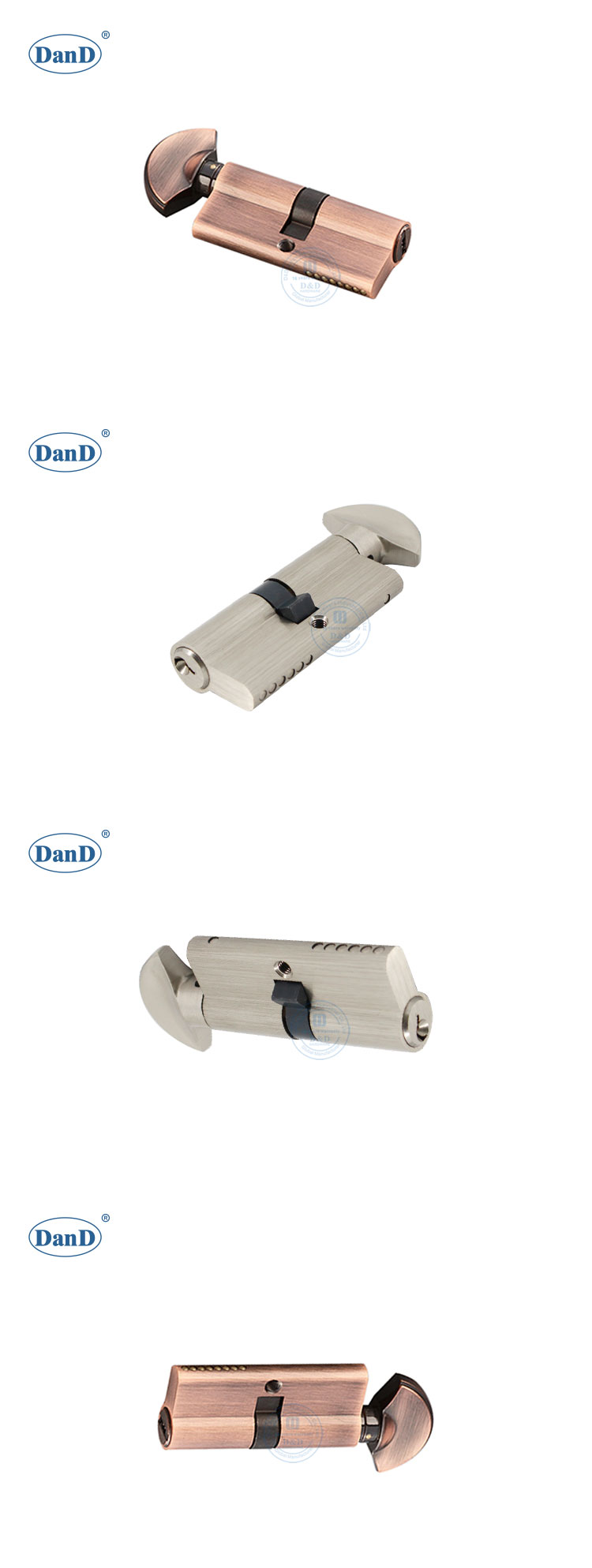 황동 잠금 실린더